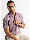 Elderberry Solid Polo T-Shirt