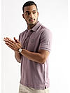 Elderberry Solid Polo T-Shirt