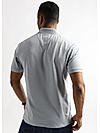 High Rise Gray Solid Polo T-Shirt