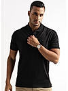 Black Beauty Solid Polo T-Shirt