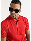 Barbados Cherry Solid Polo T-Shirt