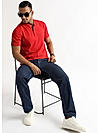 Barbados Cherry Solid Polo T-Shirt