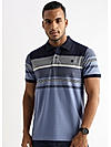 Michael Structured Medieval Blue Stripes