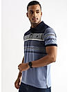 Michael Structured Medieval Blue Stripes