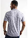 Aleutian Lavender Floral Printed Polo