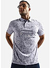 Aleutian Lavender Floral Printed Polo