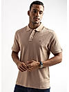 Frappe Diamond Knit Jacquard Polo