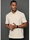 Cloud Cream Arrowhead Knit Jacquard Polo