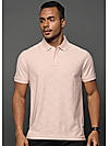 Morganite Floral Knit Jacquard Polo