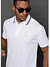 Brilliant White Solid Polo T-Shirt