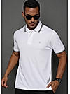 Brilliant White Solid Polo T-Shirt