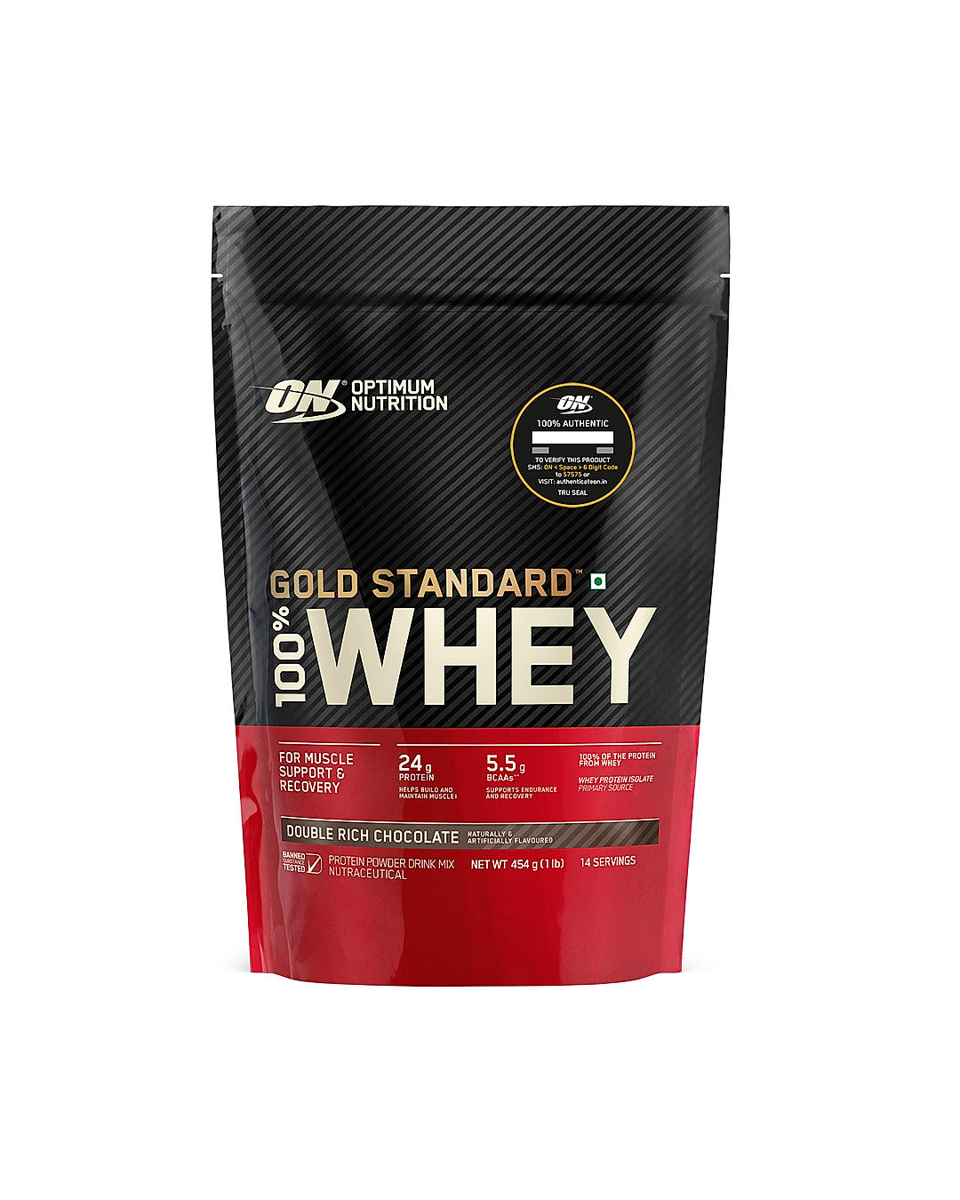 Gold Standard 100% Whey Protein Powder | Double Rich Chocolate | 1 lbs