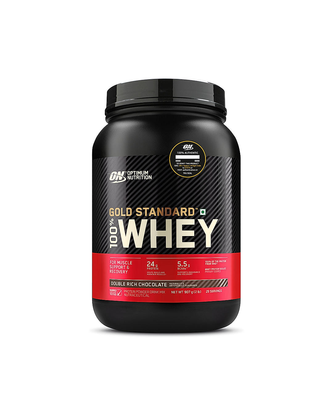 Gold Standard 100% Whey Protein Powder | Double Rich Chocolate | 2 lbs