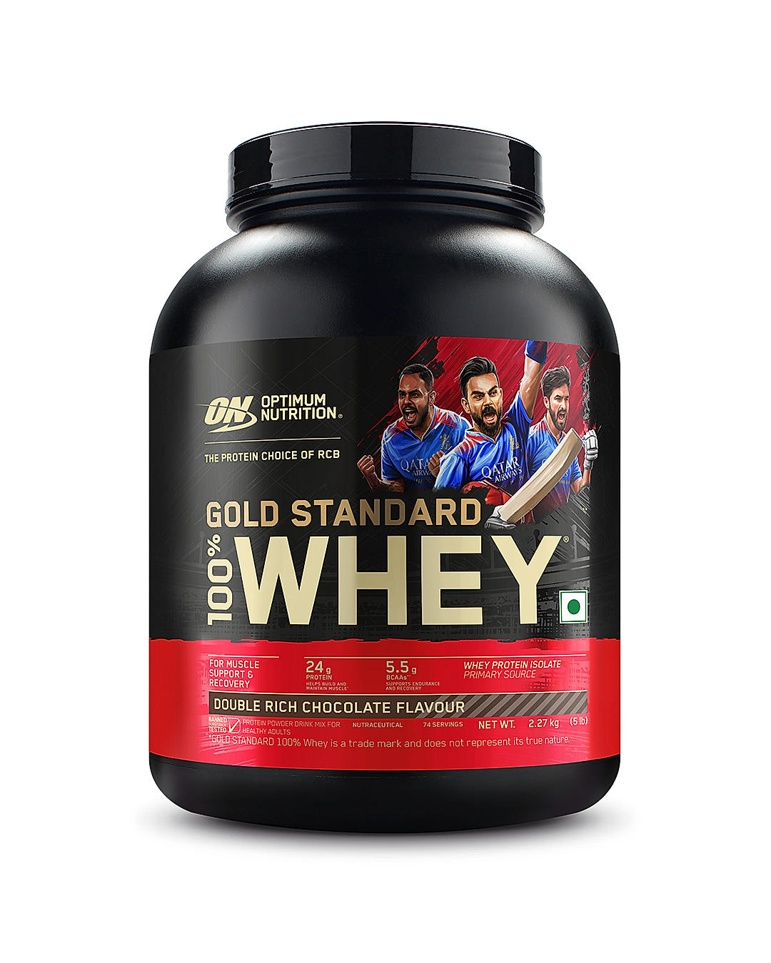 Gold Standard 100% Whey Protein Powder | Double Rich Chocolate | 5 lbs