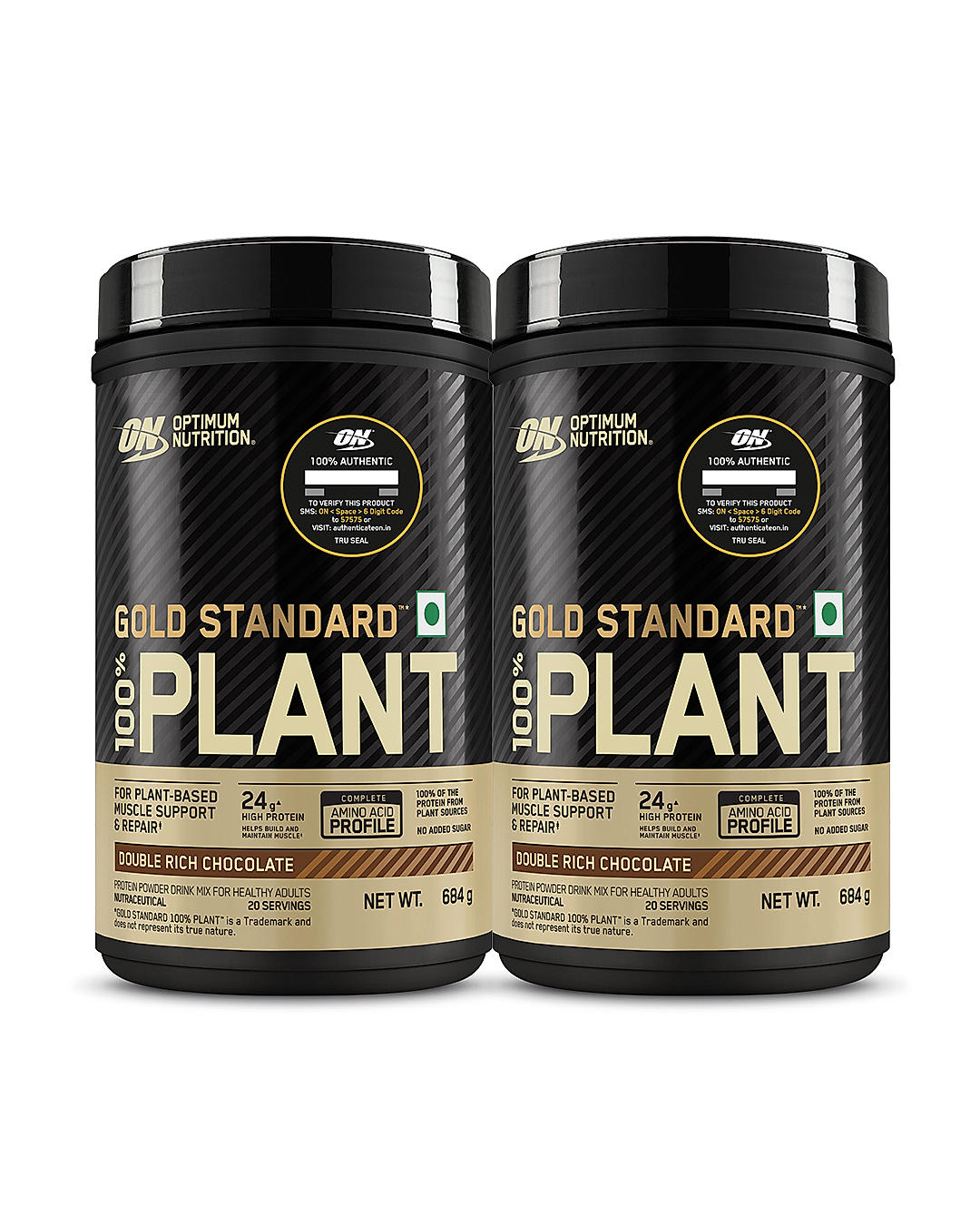 ON GSW Plant Protein - Chocolate x 2