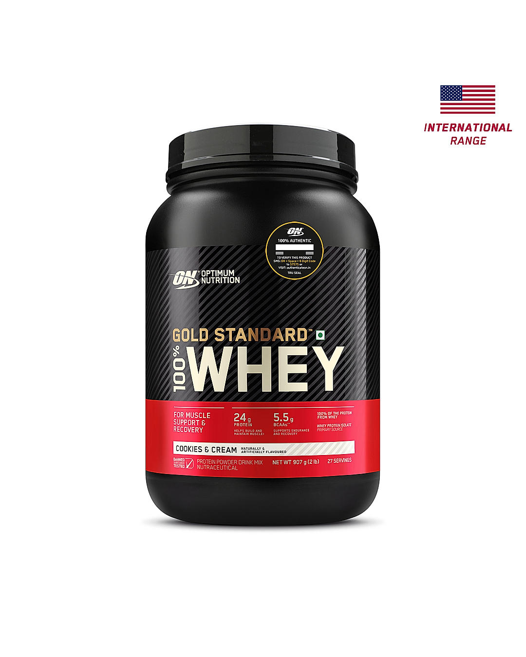 Gold Standard 100% Whey Protein Powder | Cookies & Cream | 2 lbs