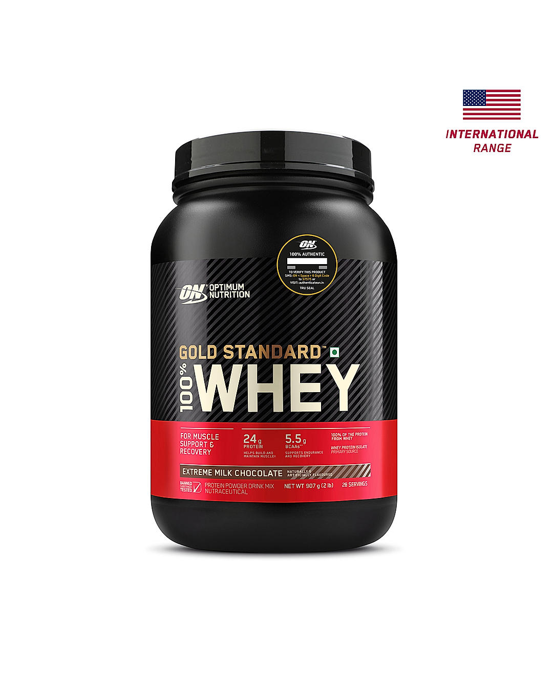 Gold Standard 100% Whey Protein Powder | Extreme Milk Chocolate | 2 lbs