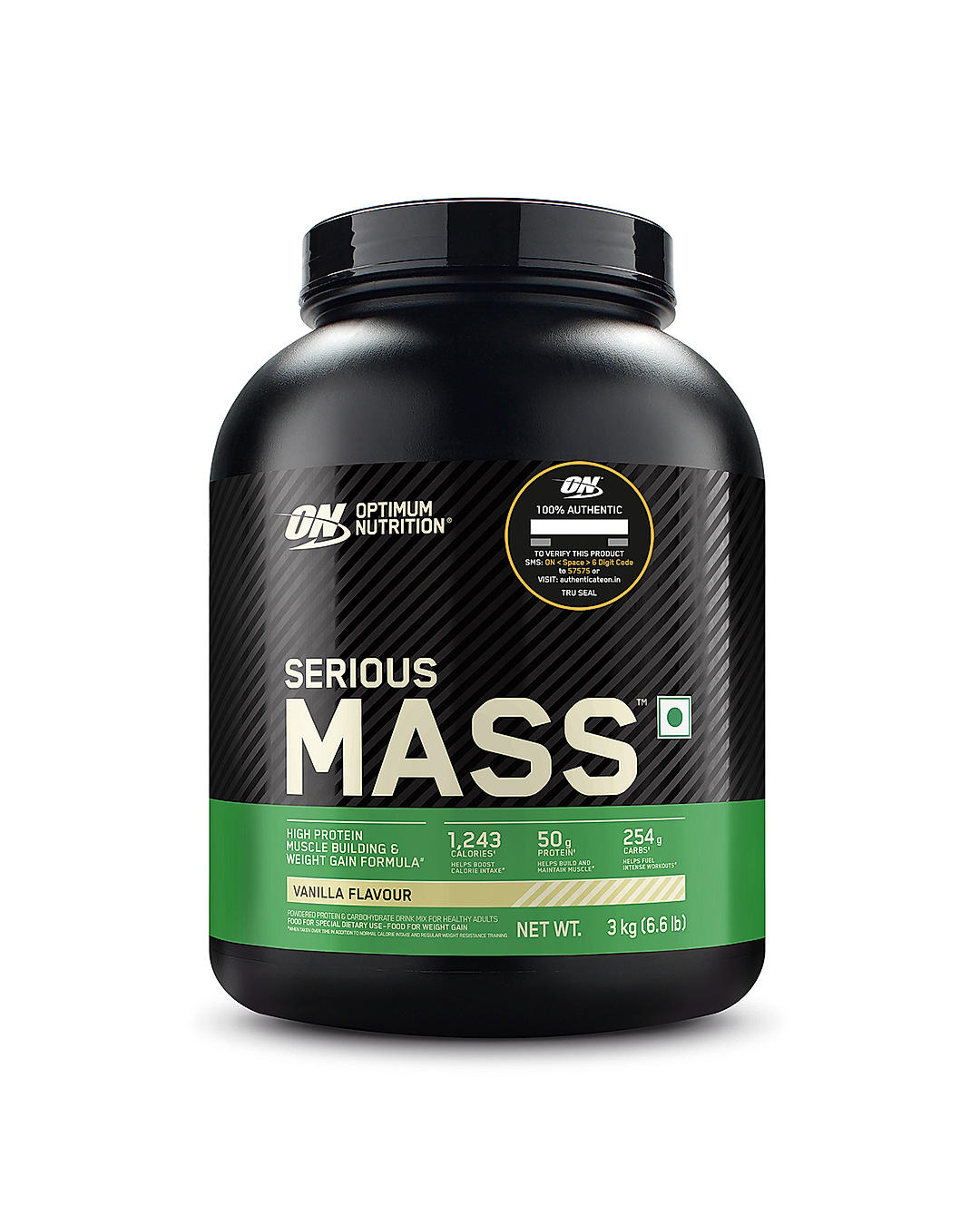 Serious Mass Weight Gainer - Vanilla flavour - 3KG