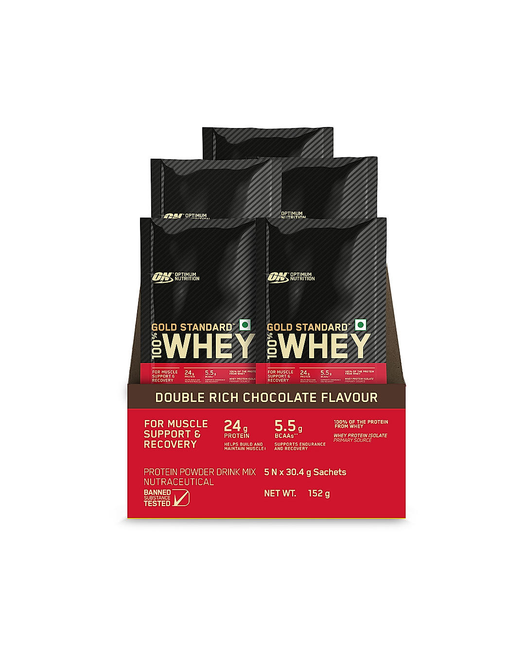 Gold Standard 100% Whey Protein Powder | Double Rich Chocolate | 152 g