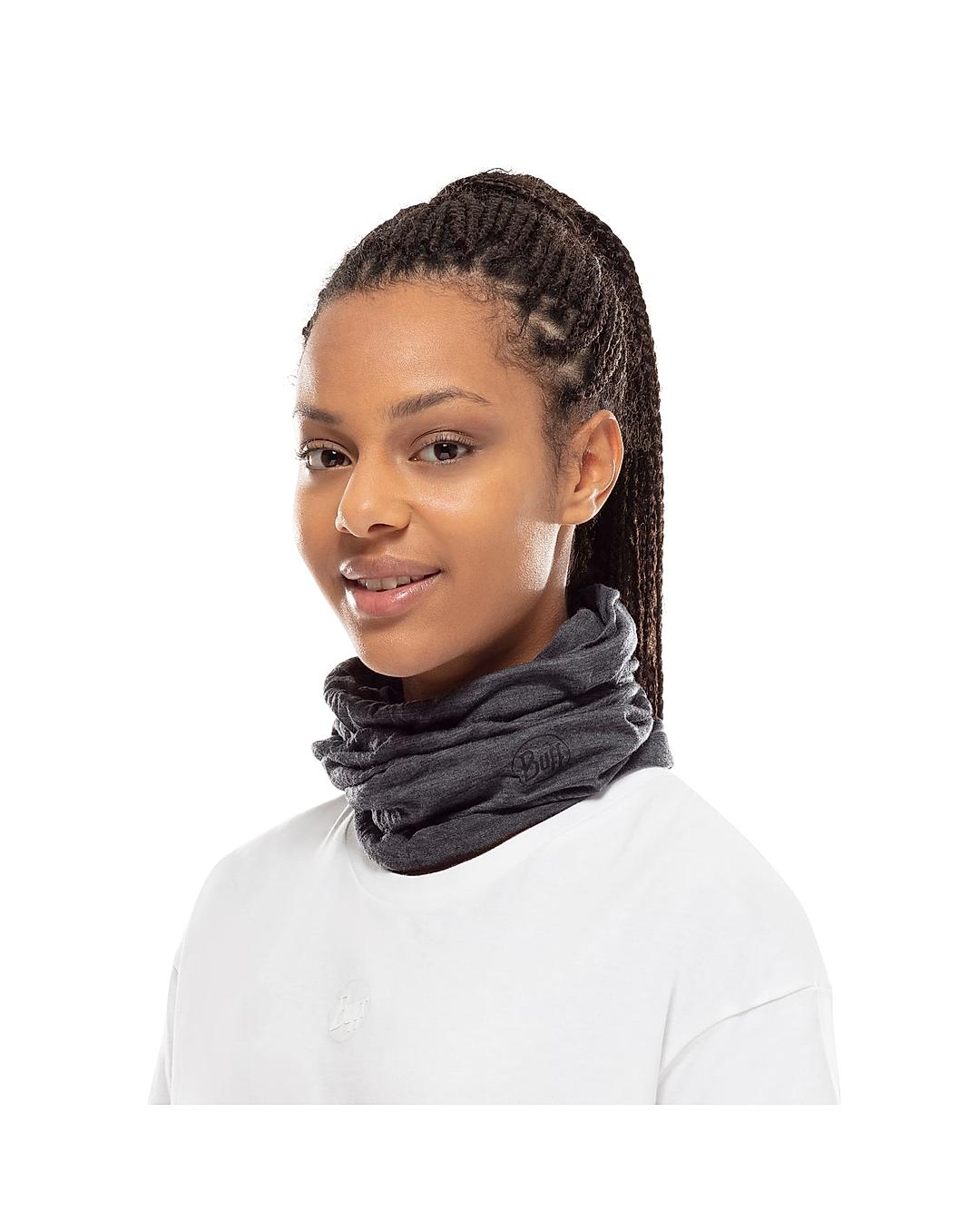 BUFF Unisex Grey LIGHTWEIGHT MERINO WOOL SOLID