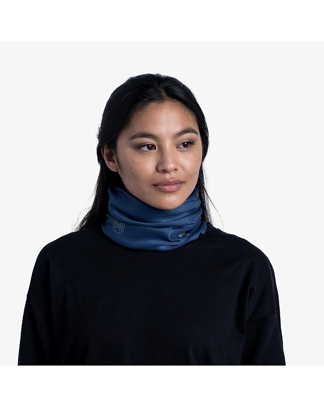 Buff Unisex Blue Thermonet Solid Ensign