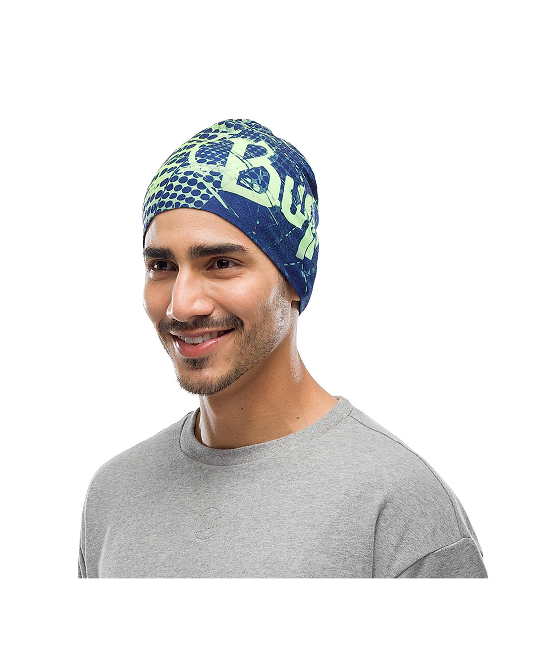 BUFF Unisex Blue MICROFIBER REVERSIBLE HAT HAVOC BLUE