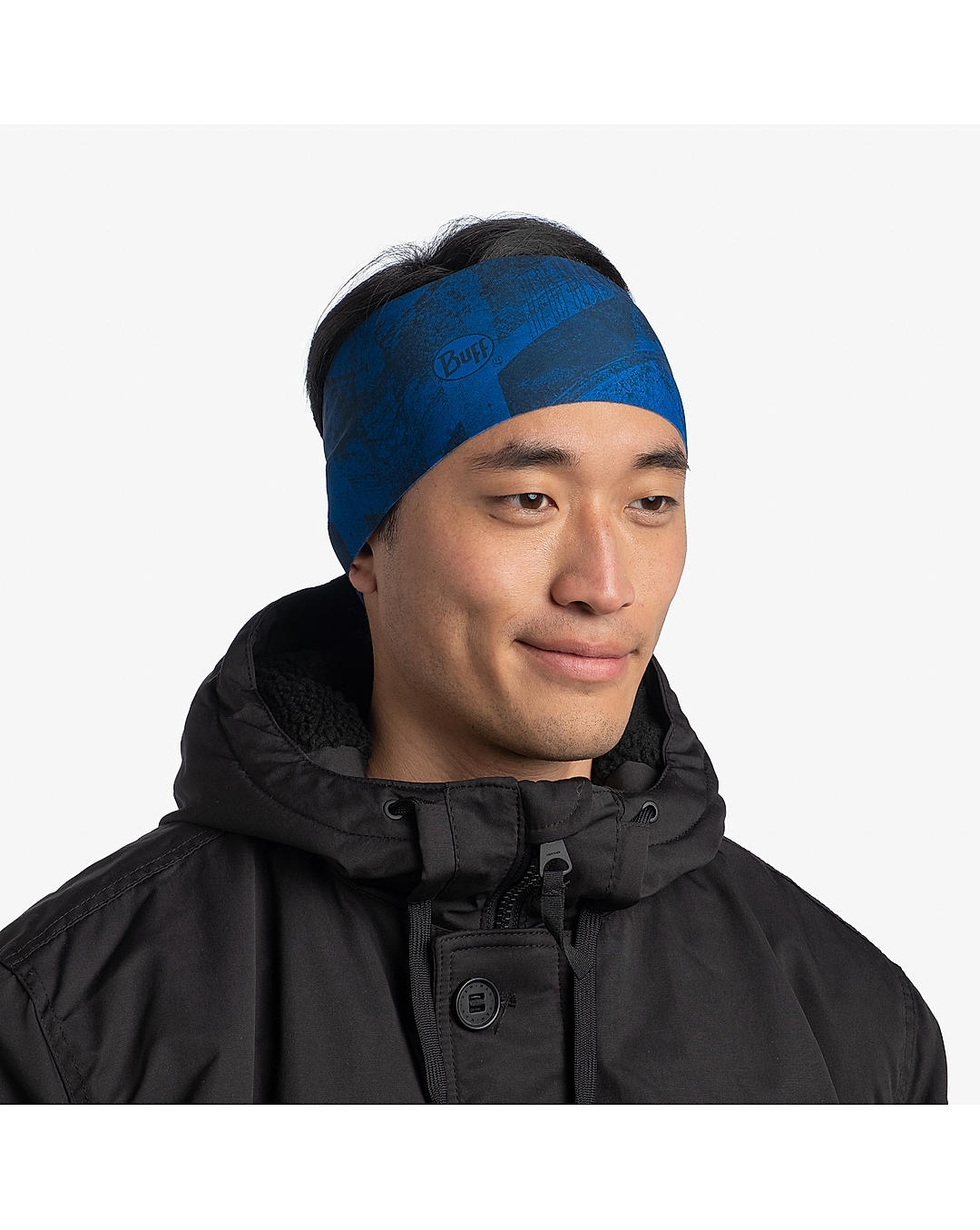 BUFF Unisex TECH HEADBAND CONCRETE BLUE