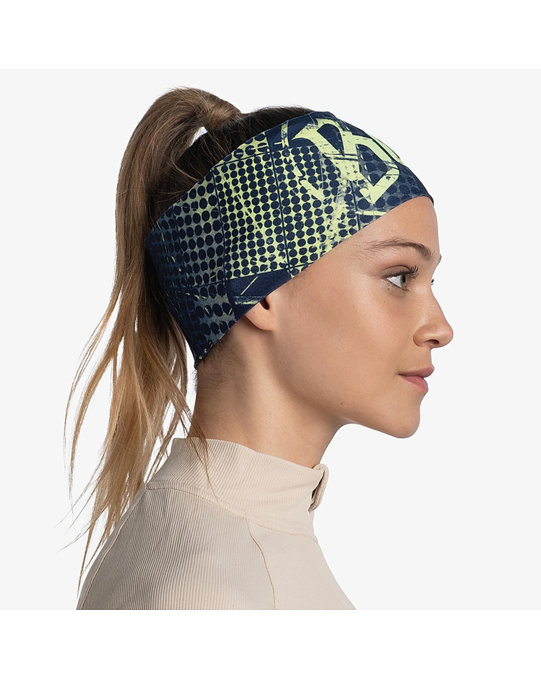 BUFF Unisex Blue COOLNET UV HEADBAND HAVOC BLUE