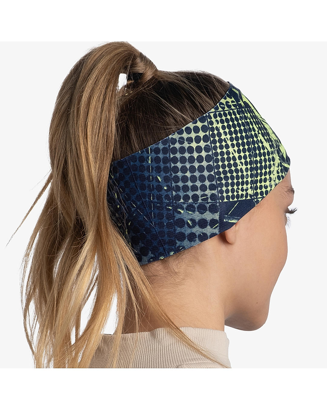 BUFF Unisex Blue COOLNET UV HEADBAND HAVOC BLUE