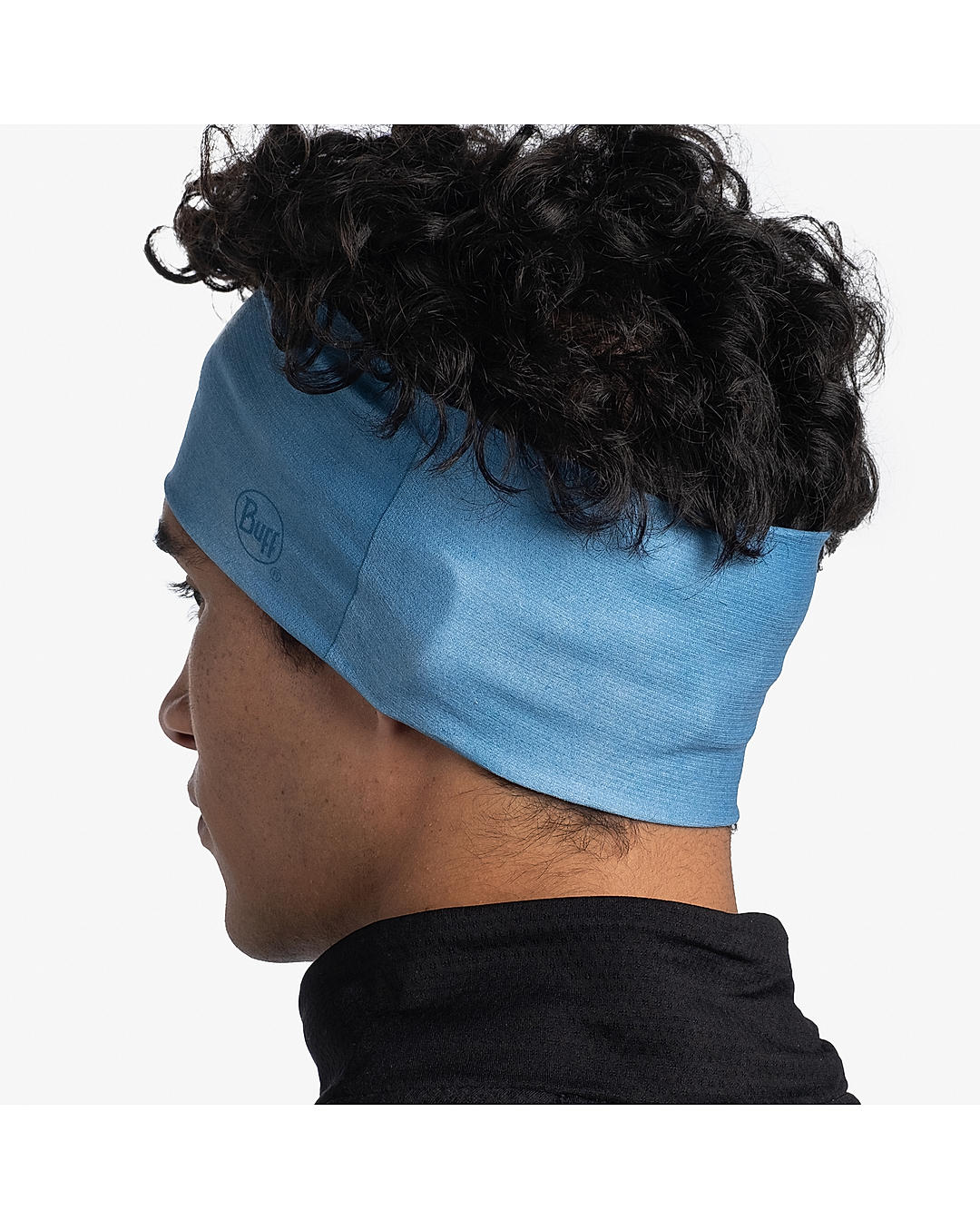 BUFF Unisex COOLNET UV WIDE HEADBAND BLUE
