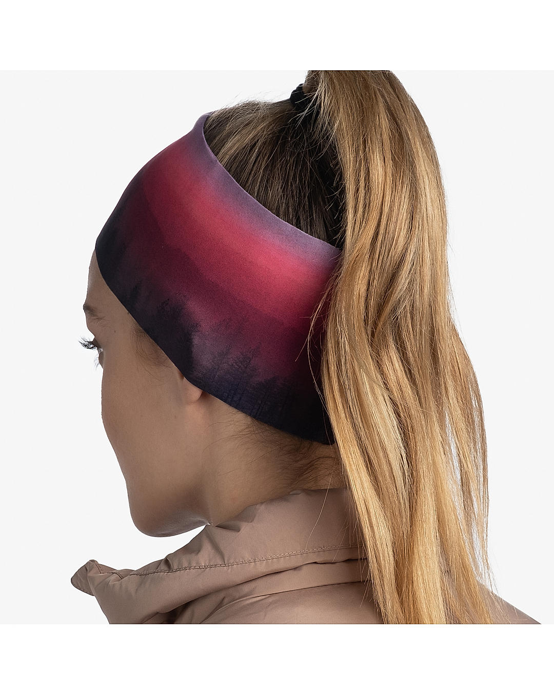 BUFF Unisex TECH HEADBAND HAERA MAUVE