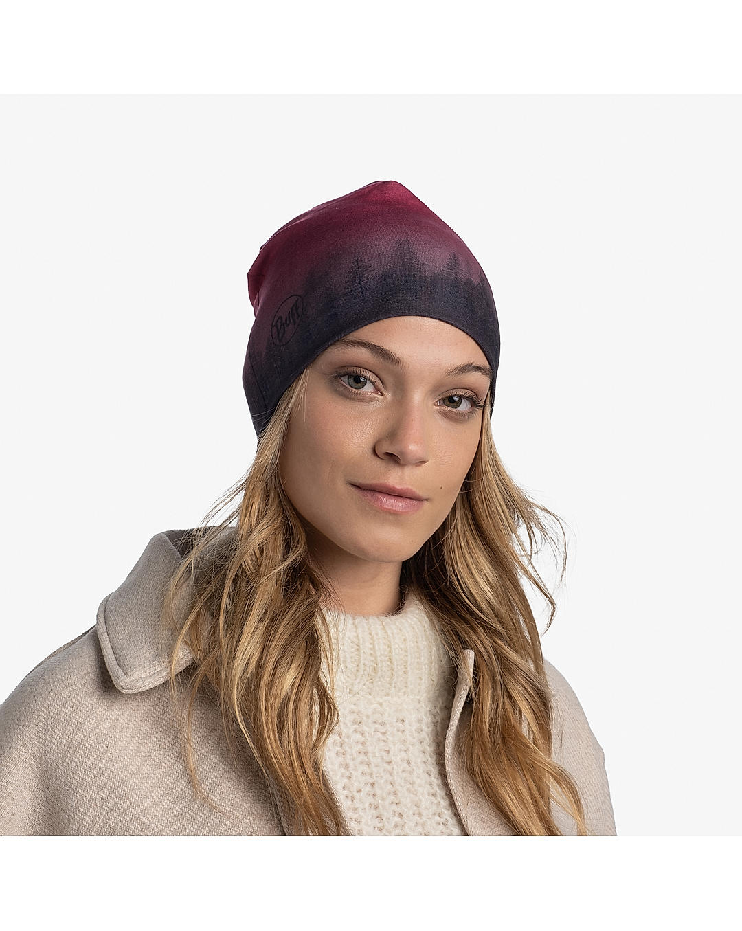BUFF Unisex ECOSTRETCH BEANIE HAERA MAUVE