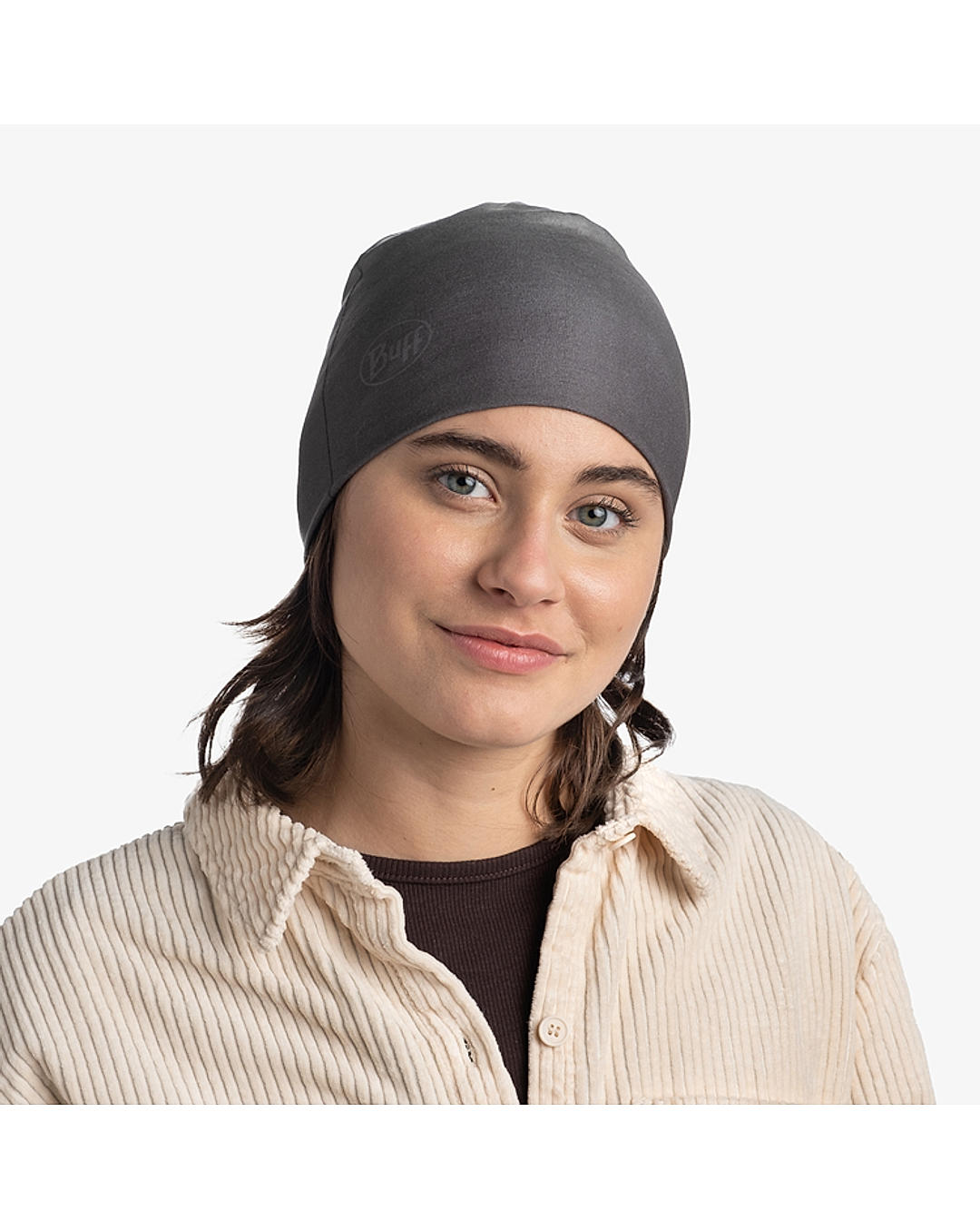 BUFF Unisex Green ECOSTRETCH BEANIE CAMOUFLAGE