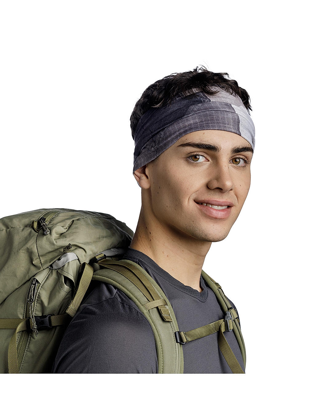 BUFF Unisex Black COOLNET UV BLOK3 GRAPHITE 