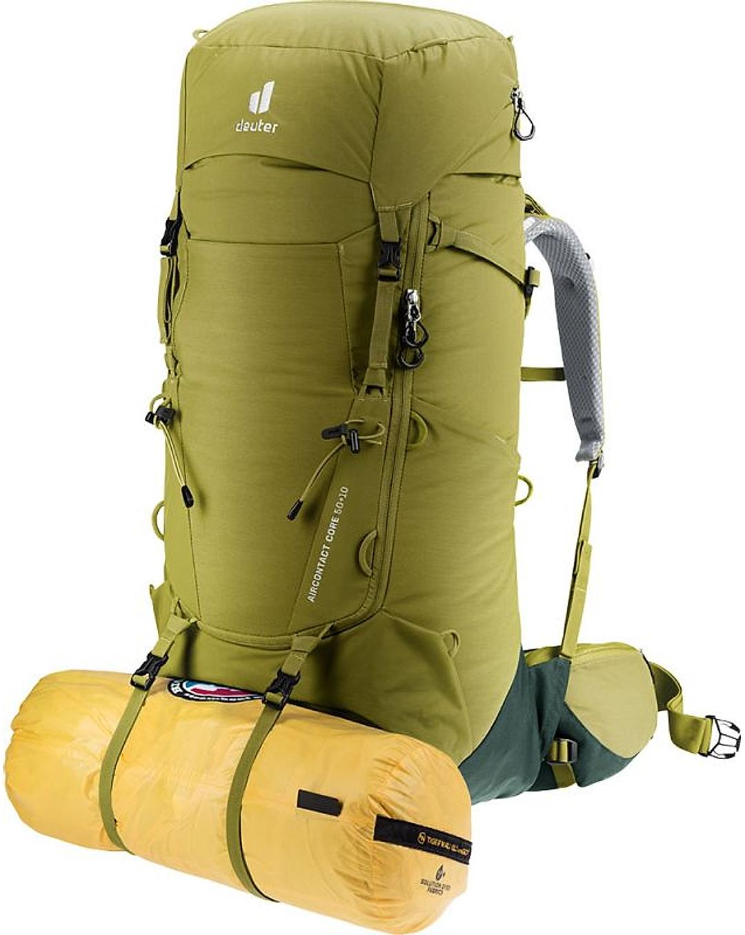 Deuter Unisex Green Aircontact Core 50+10 Backpack