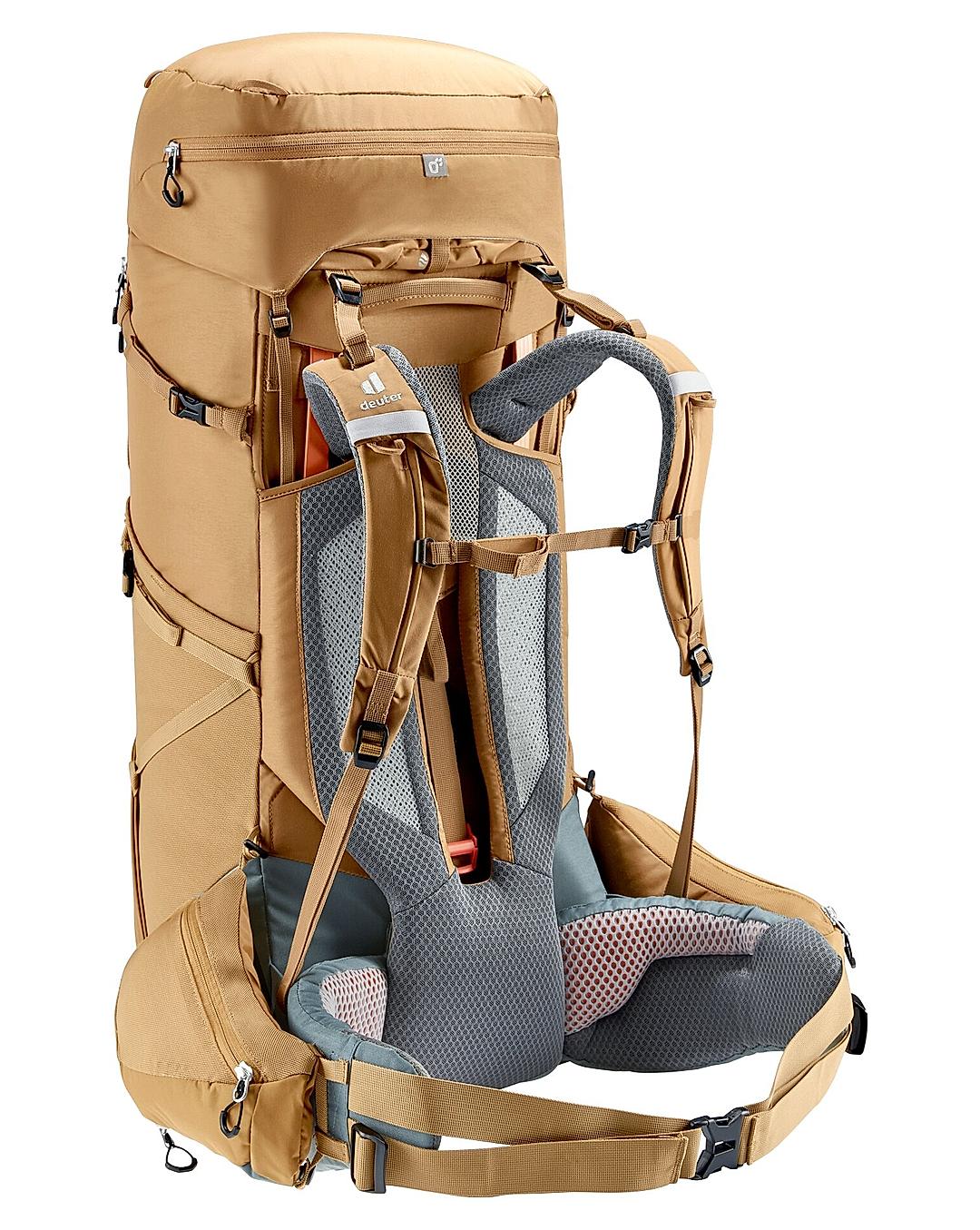 Deuter Unisex Khaki Aircontact Core 60+10 Hiking & Trekking Backpack