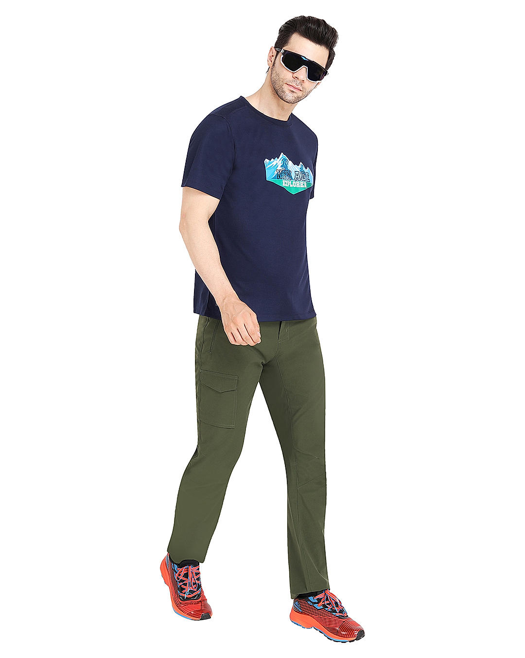 Adventuras Unisex Navy LEE PASS PRINTED TEE