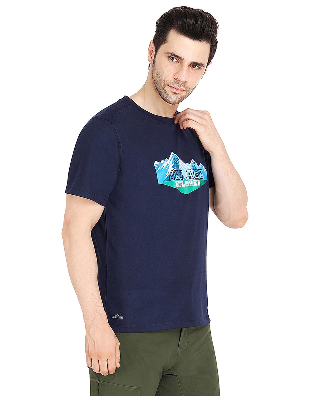 Adventuras Unisex Navy LEE PASS PRINTED TEE