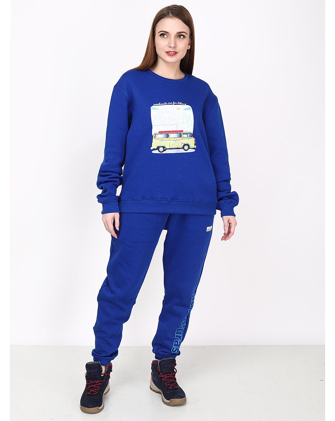 Adventuras Women BLUE SPUR CREW SWEATSHIRT