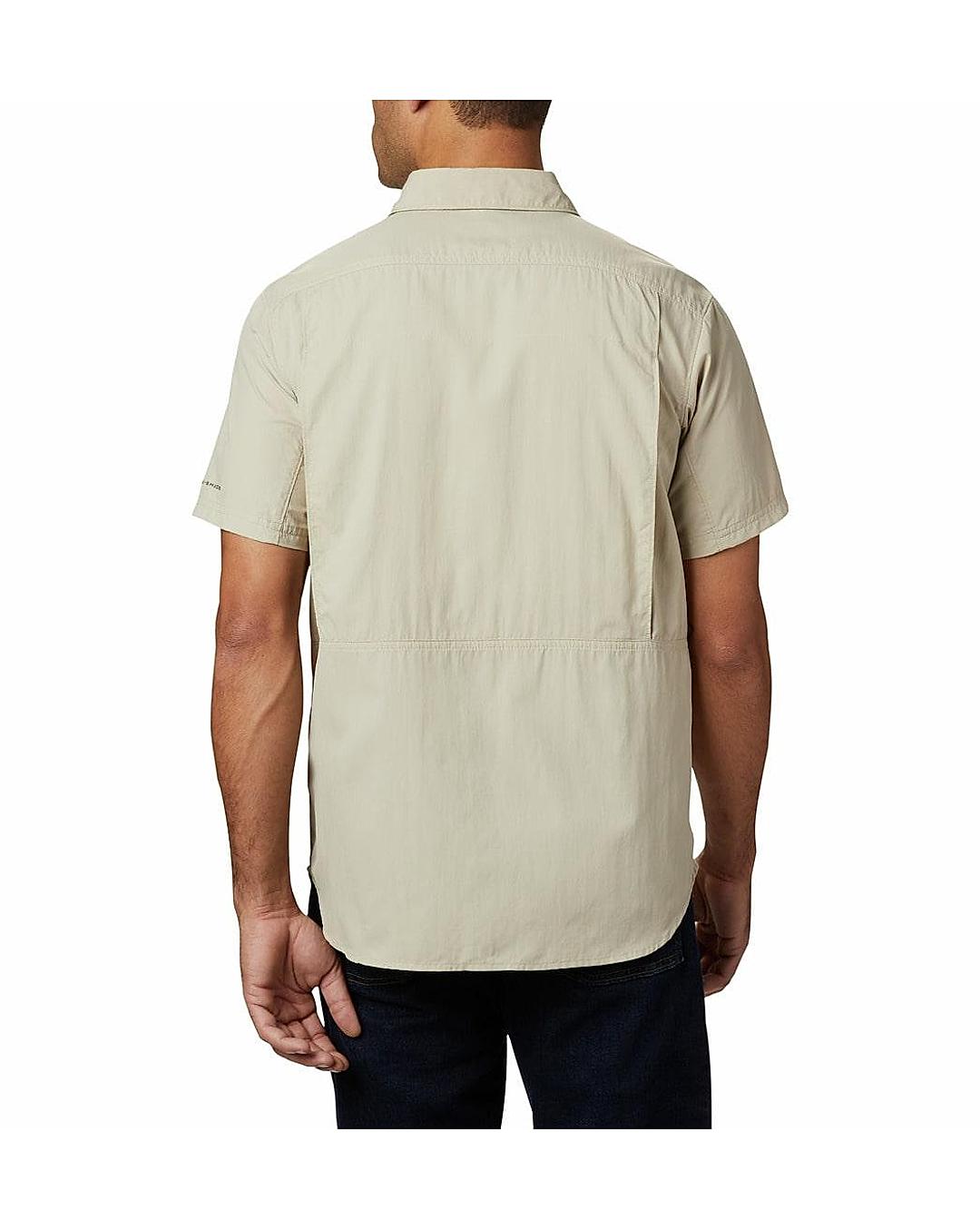 Columbia Mens White Omni-Wick Silver Ridge 2.0  Short Sleeve Shirt