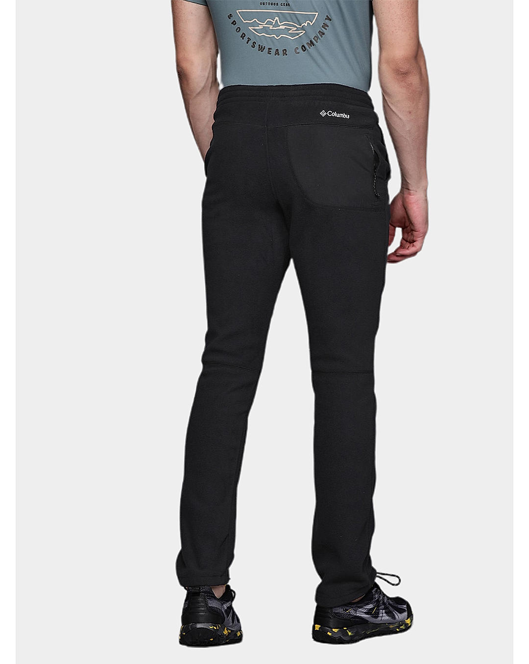 Columbia Mens Black Rapid Expedition Fleece Trouser
