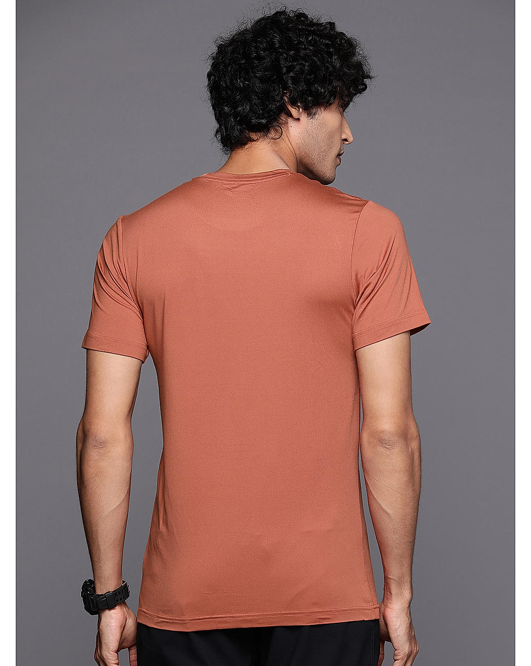 Columbia Mens Orange Omni-Wick Tech Trail Graphic Tshirt