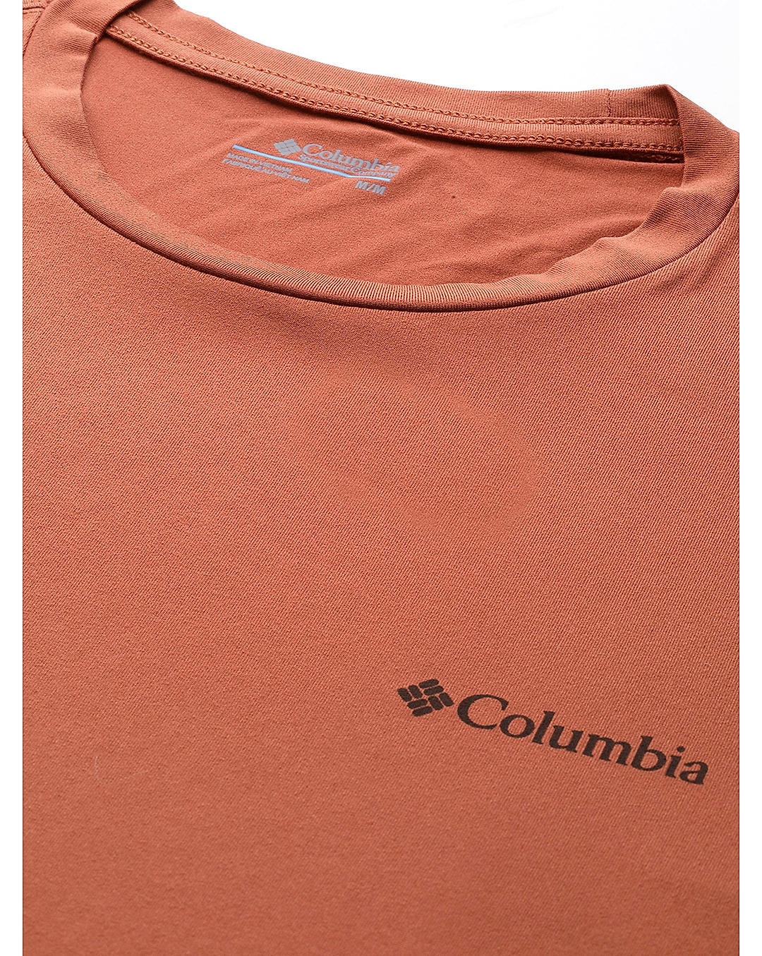Columbia Mens Orange Omni-Wick Tech Trail Graphic Tshirt