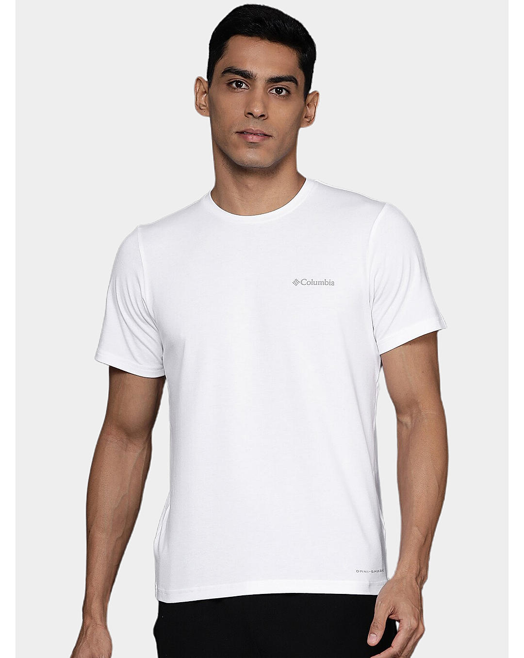 Columbia Mens White Omni-Wick Mens Sun Trek Short Sleeve Tshirt