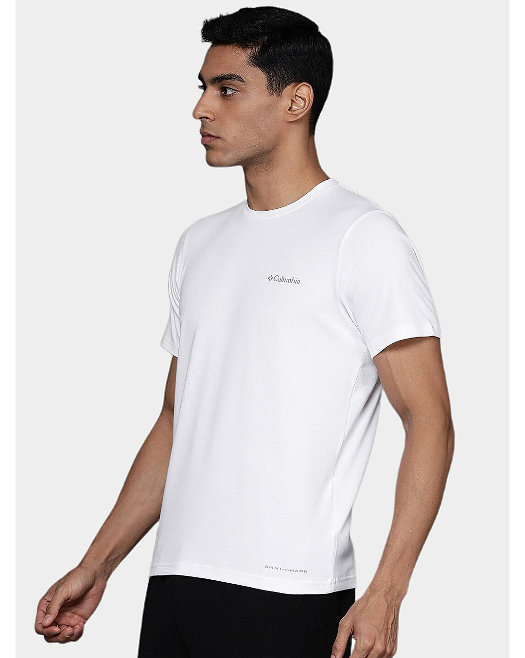 Columbia Mens White Omni-Wick Mens Sun Trek Short Sleeve Tshirt
