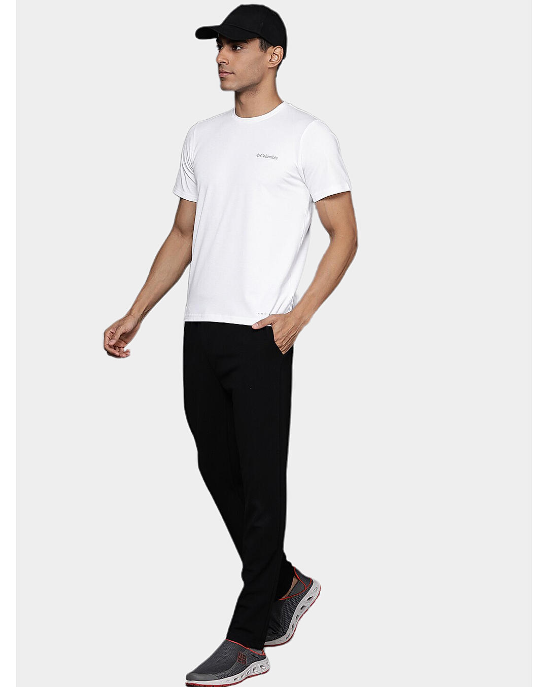 Columbia Mens White Omni-Wick Mens Sun Trek Short Sleeve Tshirt