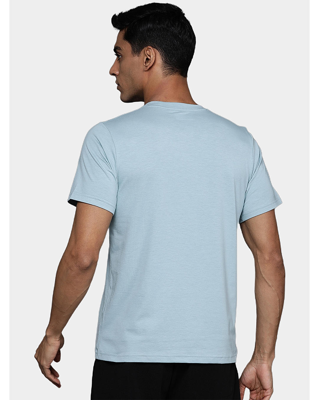 Columbia Mens Blue Omni-Wick Mens Sun Trek Short Sleeve Tshirt