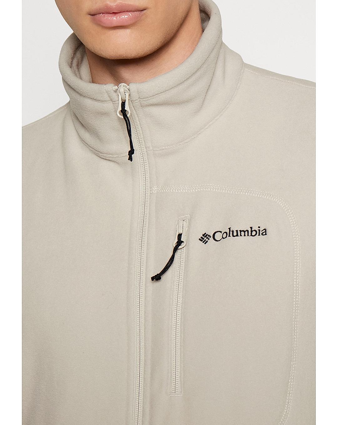 Columbia Mens Beige Fast Trek Fleece Vest