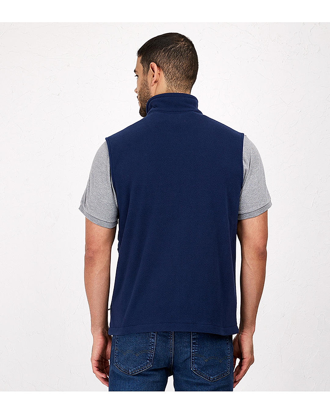 Columbia Mens Navy Fast Trek Fleece Vest