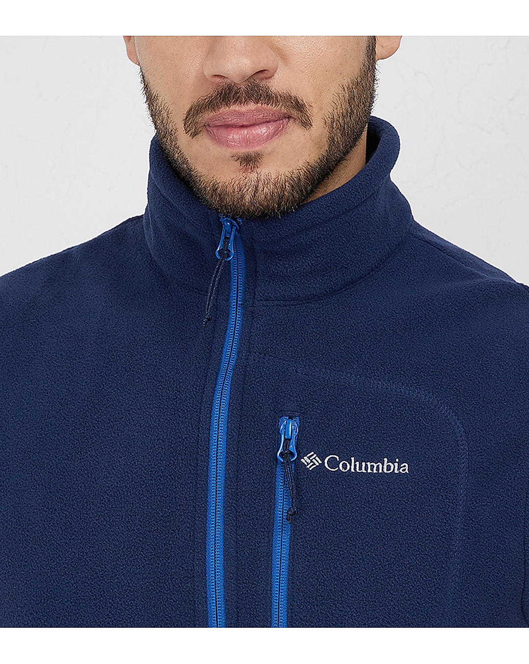 Columbia Mens Navy Fast Trek Fleece Vest